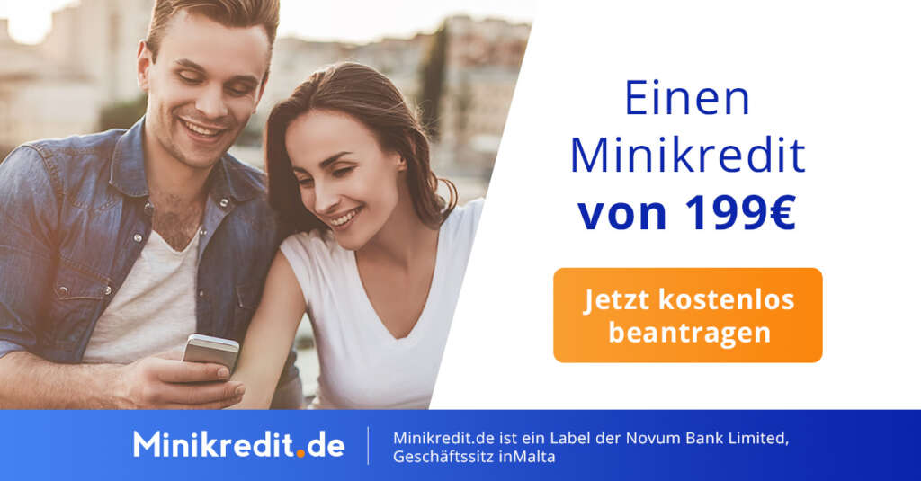 Beantrage den schufafreien Minikredit und erhalte ein Girokonto mit Mastercard dazu