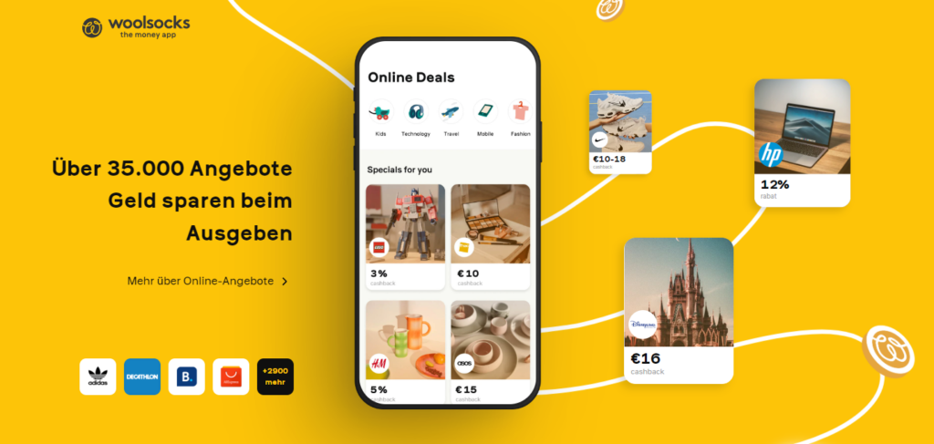 Woolsocks: Die innovative schufafreie Geld-App für smarte Sparer und Girokonto und Buchhaltungsprogramm und Onlineshop gratis als Bonus