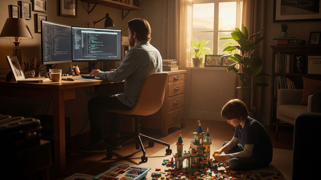 Zwischen Codezeilen und Kinderzimmer – Der Aufruf zur Revolution im Home-Office