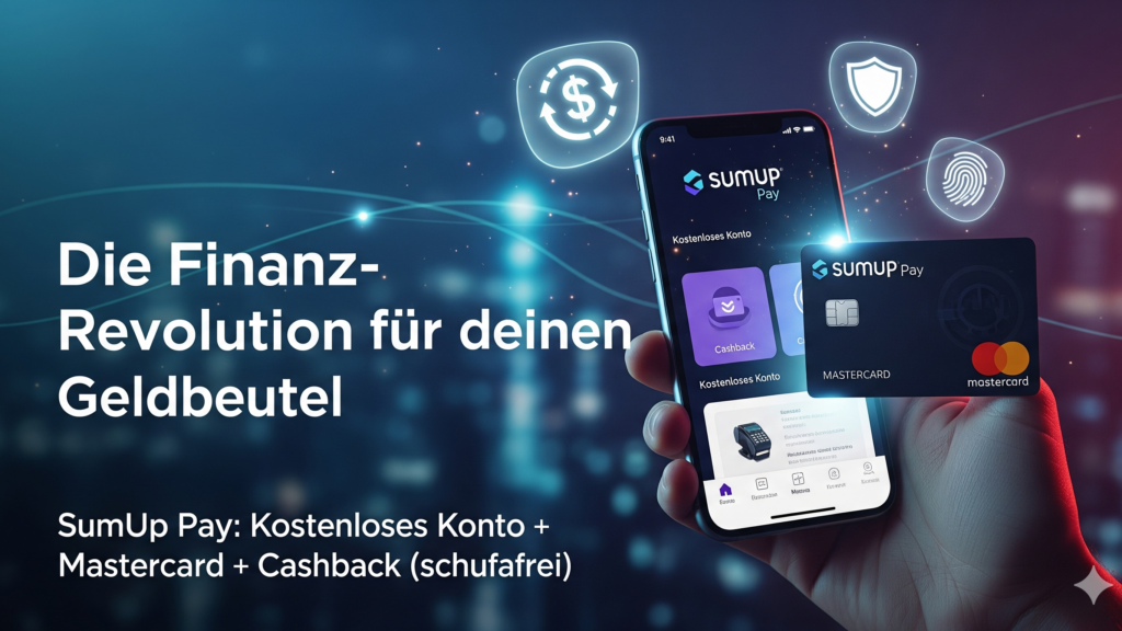 Die Finanz-Revolution für deinen Geldbeutel: Ein detaillierter Testbericht zum SumUp Pay Konto mit kostenloser Mastercard und Cashback (schufafrei)
