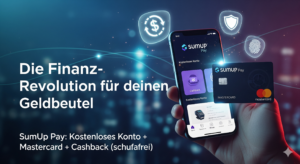 Die Finanz-Revolution für deinen Geldbeutel: Ein detaillierter Testbericht zum SumUp Pay Konto mit kostenloser Mastercard und Cashback (schufafrei)