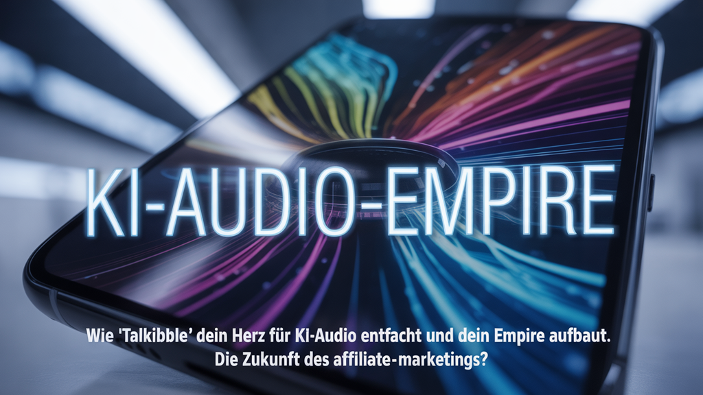 Wie "Talkibble" Dein Herz für KI-Audio entfacht und Dein Empire aufbaut – Mein persönlicher Weg zum automatisierten Erfolg (auch auf Deutsch!)