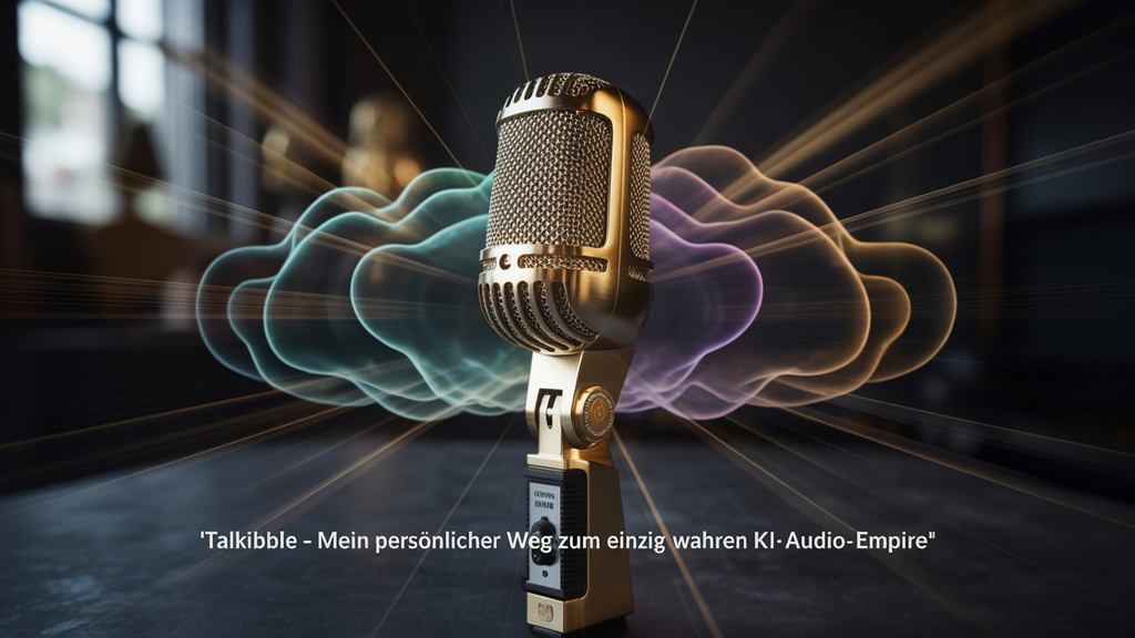 Mein Persönlicher Weg zum Einzig Wahren KI-Audio-Empire: Deine Blaupause für den Erfolg (Mit Mir An Deiner Seite)