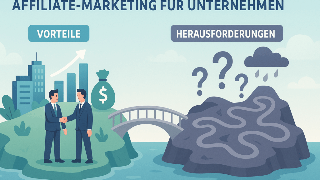 Affiliate-Marketing für Unternehmen: Vorteile und Herausforderungen