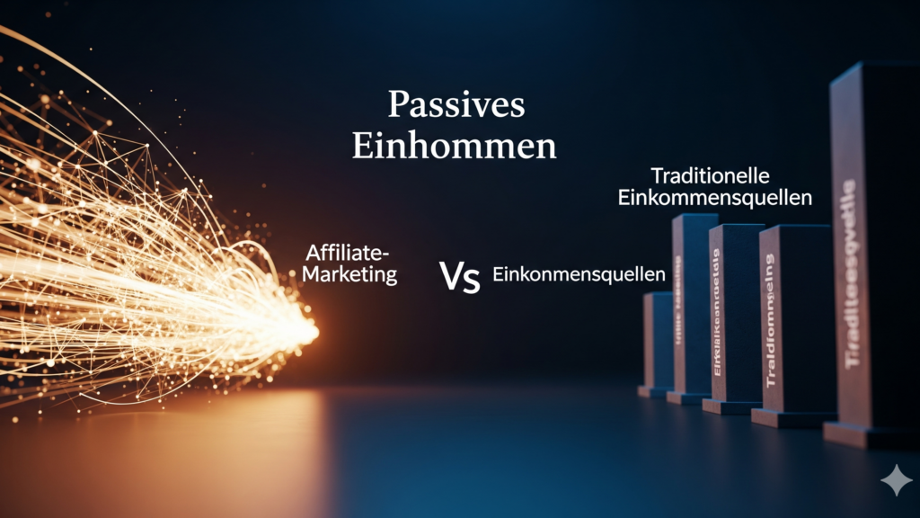 Affiliate-Marketing im Vergleich zu anderen Einkommensquellen