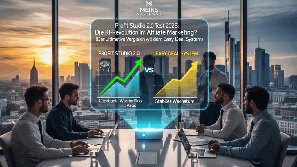 Profit Studio 2.0 Test 2025: Die KI-Revolution im Affiliate Marketing? (Der ultimative Vergleich mit dem Easy Deal System)