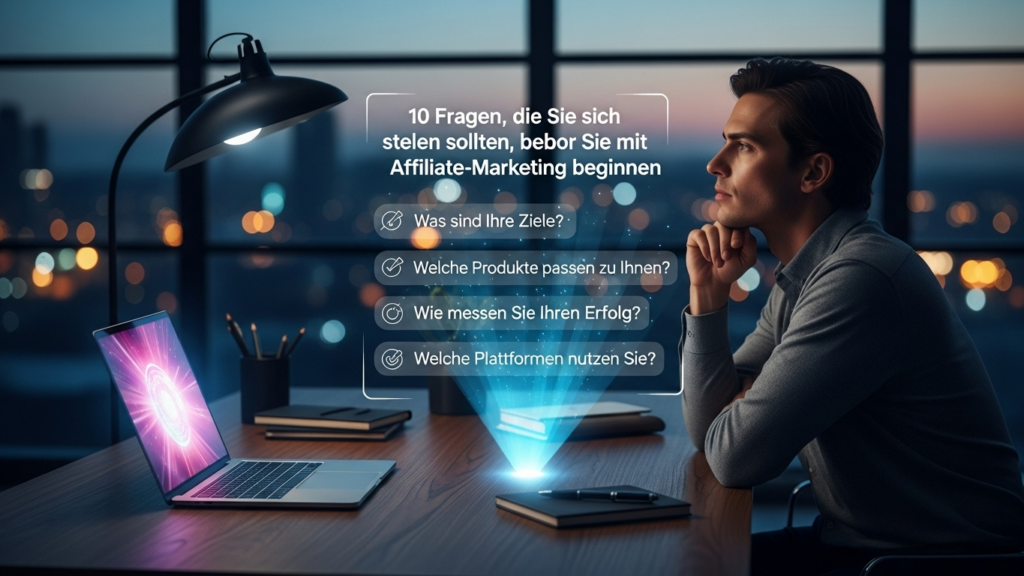 10 Fragen, die Sie sich stellen sollten, bevor Sie mit Affiliate-Marketing beginnen