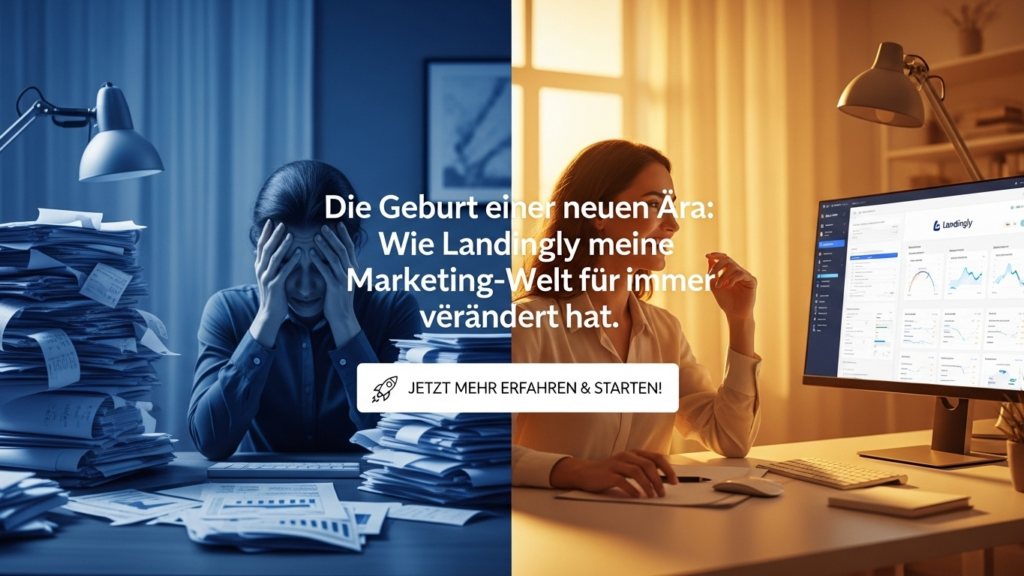 Die Geburt einer neuen Ära: Wie Landingly meine Marketing-Welt für immer verändert hat