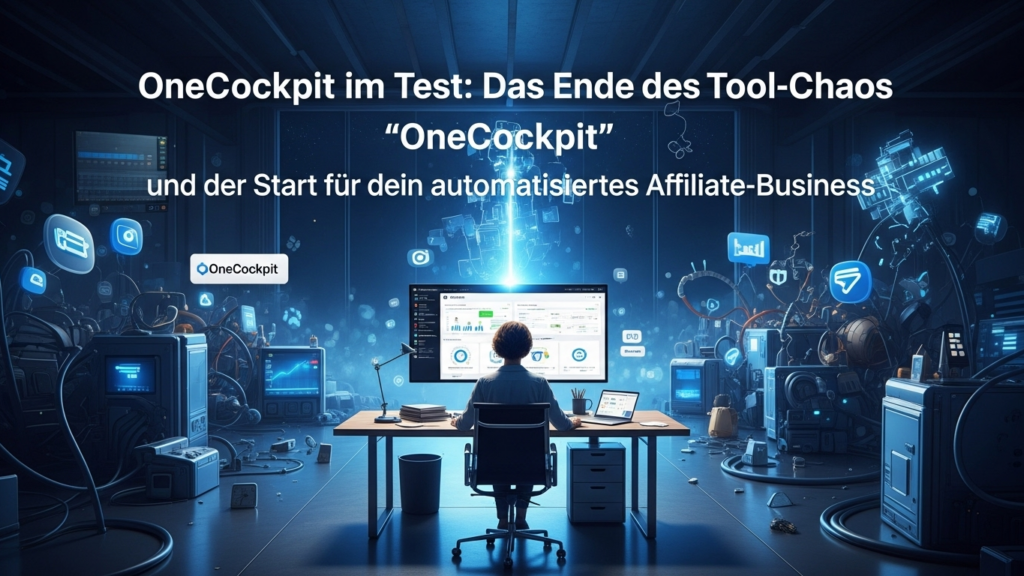 OneCockpit im Test: Das Ende des Tool-Chaos und der Startschuss für dein automatisiertes Affiliate-Business