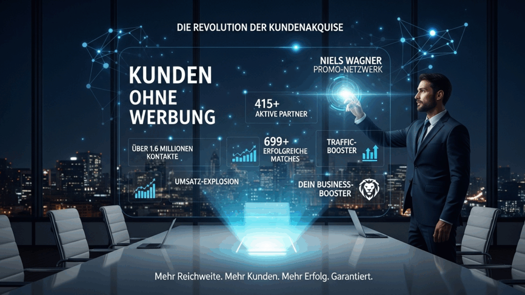 Ein Leitfaden für die Zukunft der Kundenakquise: Warum das Promo-Netzwerk von Niels Wagner alles verändert