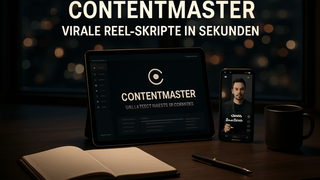 CONTENTMASTER von Sascha Mende im Test: Revolutioniert dieser KI-Assistent 2025 dein Reel-Marketing?