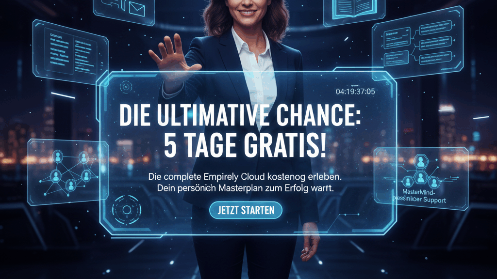 Die ULTIMATIVE Chance: Empirely Cloud – 5 Tage GRATIS und Dein persönlicher Masterplan zum Erfolg