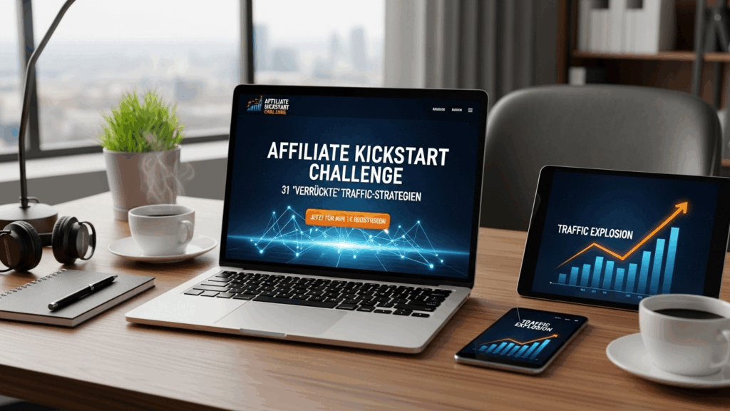 Affiliate Kickstart Challenge von Niels Wagner im Test: Der 31-Tage-Fahrplan zu unaufhaltsamem Traffic – Erfahrungen & Analyse