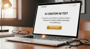 KI Creator Pro im Test (2025): Sven Schnurrs System – Revolution für Content & Affiliate Marketing? + Mein 2800€ Bonus