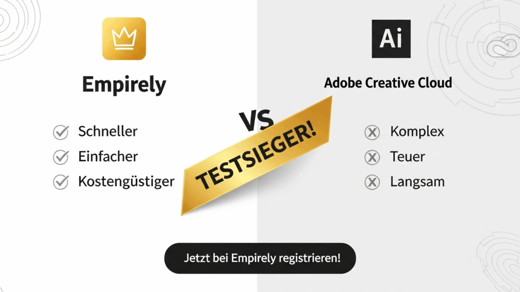 Empirely vs. Adobe Creative Cloud: Warum ich nach 7 Jahren mein Adobe-Abo gekündigt habe (Erfahrungsbericht 2025)