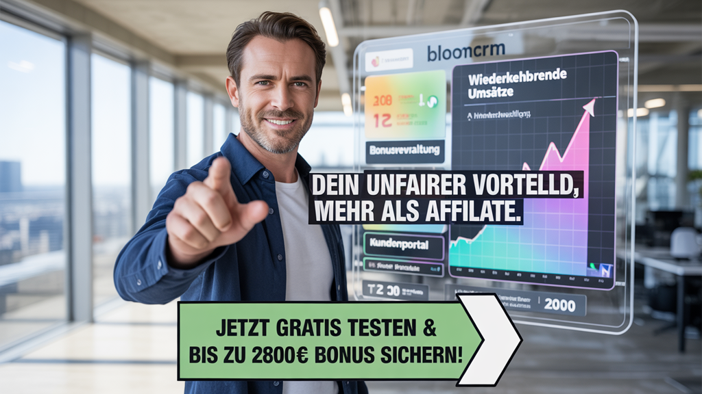 Der "unfaire" Vorteil: Wie Bloom CRM Bonusverwaltung, Kundenbindung und wiederkehrende Umsatzströme für Affiliates revolutioniert!
