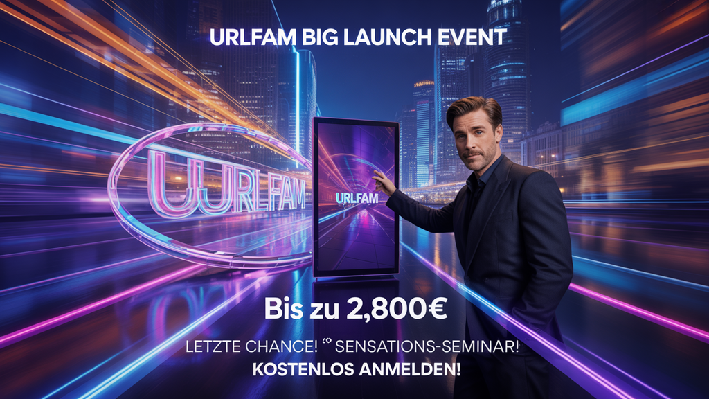 TÜR SCHLIESST: Warum URLFAM Ihr wertvollstes Asset in 2025 sein wird – und warum Sie HEUTE handeln MÜSSEN!