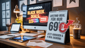 Das Geheimnis ist gelüftet: Ihr unfairer Vorteil für nur 69€! Affiliarena Black Week Deals enthüllen den LAUNCH-KALENDER