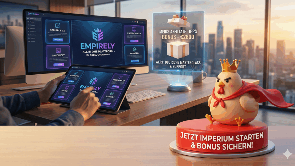 Endlich Durchbruch im Online-Business: Warum "EMPIRELY" von Adeel Chowdhry der Gamechanger für jeden Affiliate ist