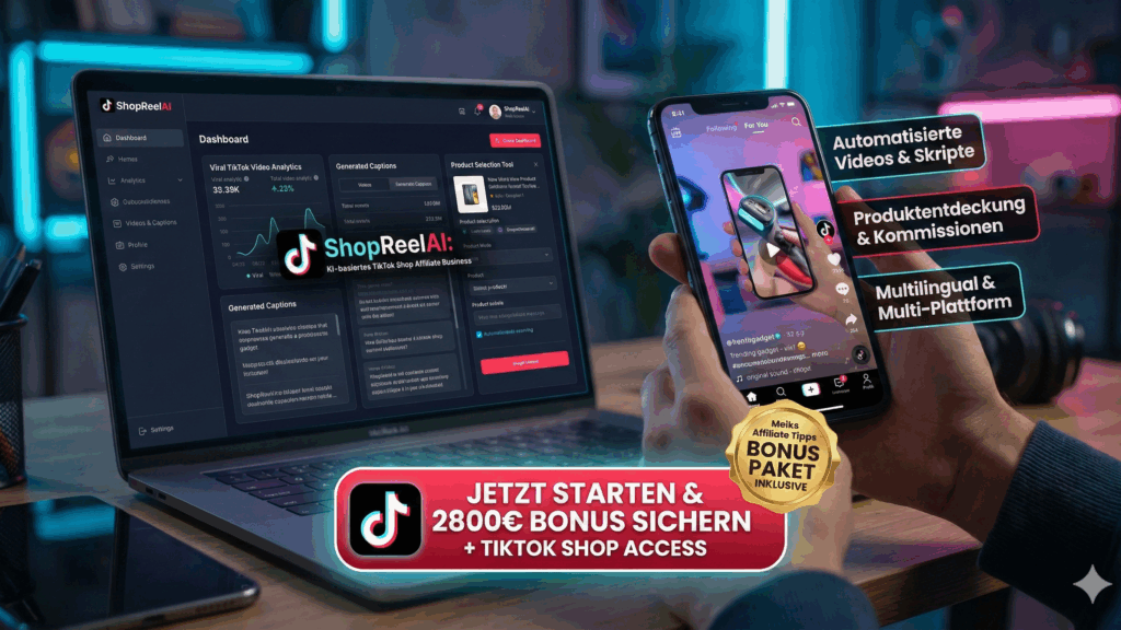 ShopReelAI Review: Die ultimative Revolution im TikTok Shop Affiliate Marketing durch Künstliche Intelligenz