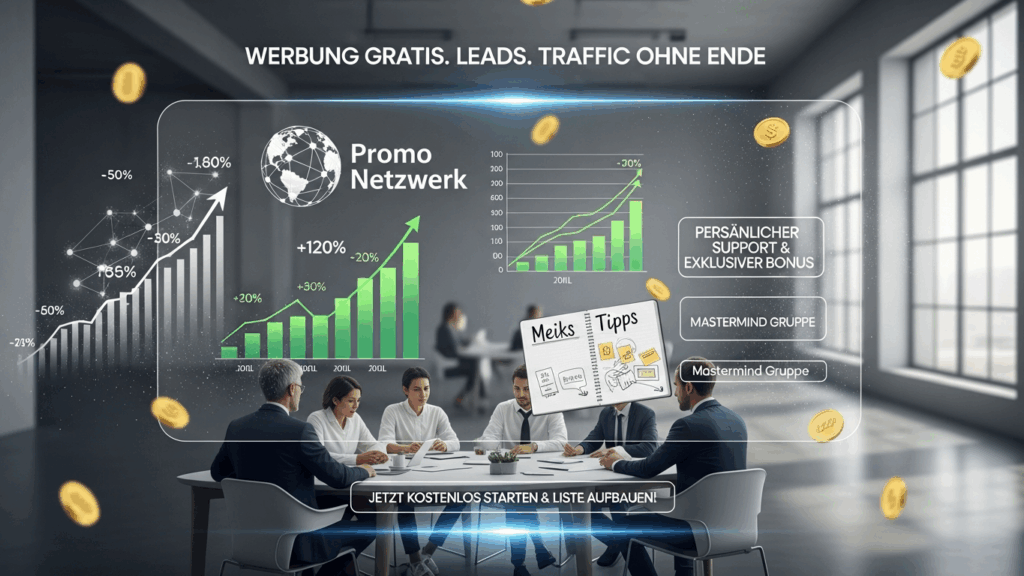 Der Game-Changer für dein Marketing: Warum das Promo Netzwerk die einzige Lösung ist, die du für gratis Werbung und echte Leads brauchst
