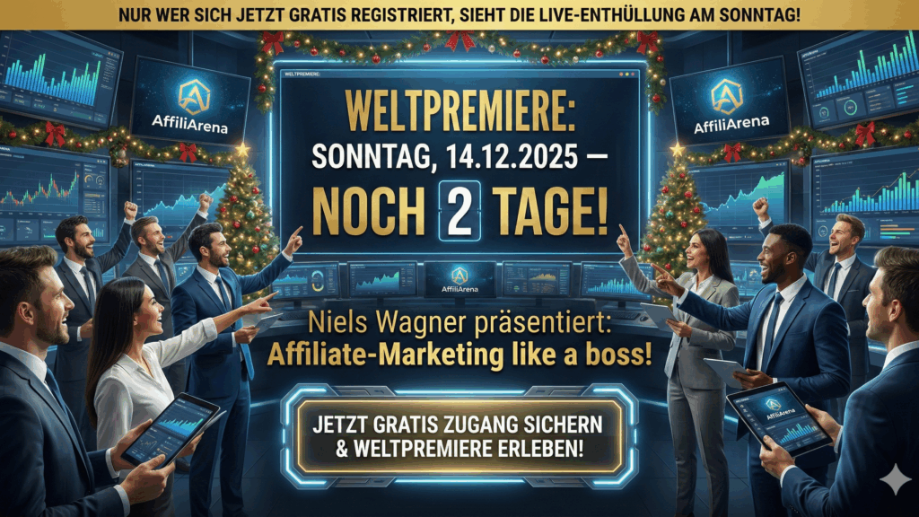 EILMELDUNG: Weihnachten fällt dieses Jahr auf den 14. Dezember! Weltpremiere in der AffiliArena schockt die Online-Marketing-Szene