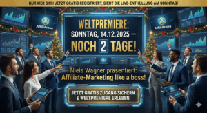 EILMELDUNG: Weihnachten fällt dieses Jahr auf den 14. Dezember! Weltpremiere in der AffiliArena schockt die Online-Marketing-Szene