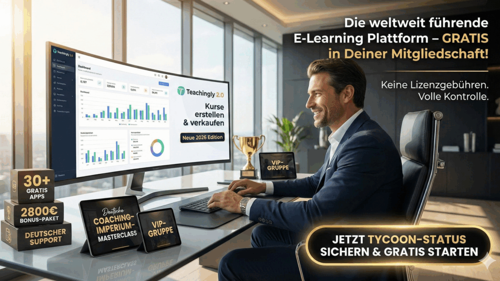 Teachingly 2.0 der Befreiungsschlag für jeden Coach und Affiliate
