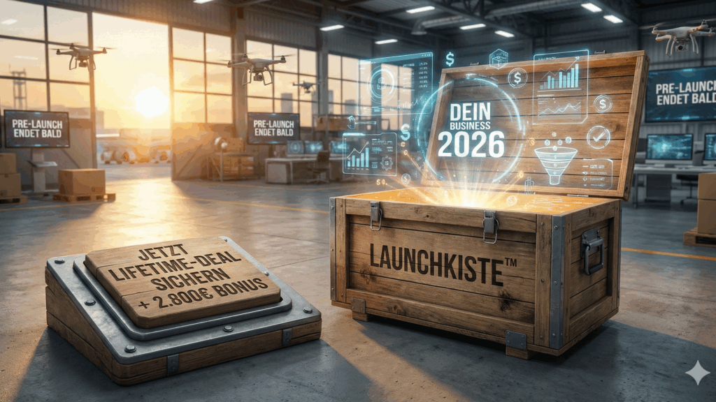 Jetzt aber schnell: Launchkiste™ – Das System, das deine Einnahmen für 2026 neu schreibt