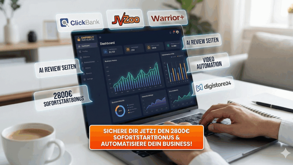 Profit Studio 2.0 aus der EMPIRELY All-In-One Plattform