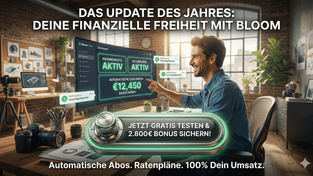 Das Update des Jahres ist da: Deine finanzielle Freiheit mit BloomCRM