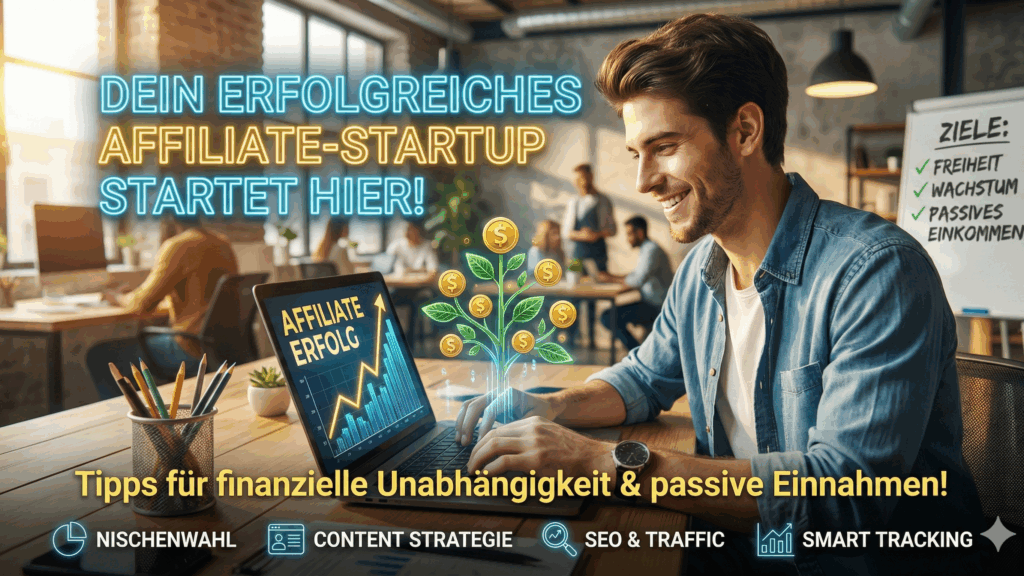 erfolgreiches Affiliate-Marketing-Startup