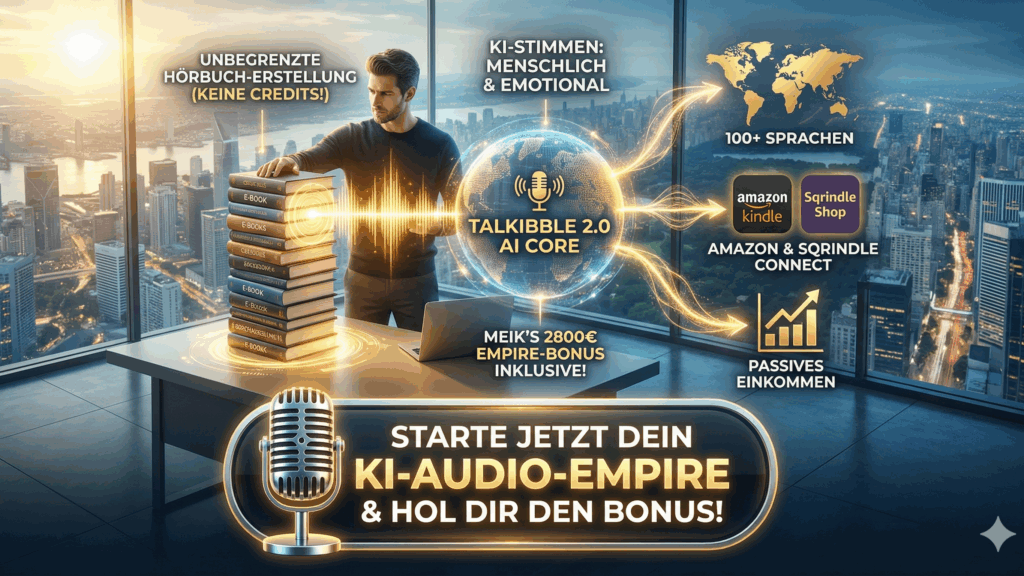 KI-AUDIO-EMPIRE mit Talkibble