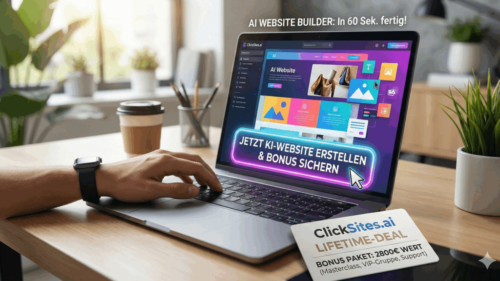 Lassen Sie KI Ihre Website erstellen