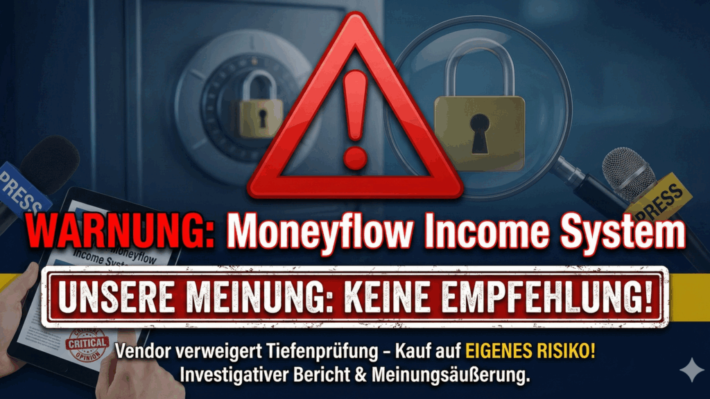 WARNUNG: Das Moneyflow Income System im Härtetest